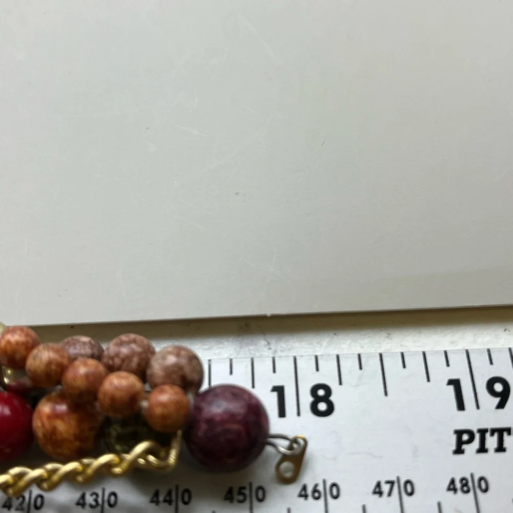 Elegant Multi-Strand Beaded Necklace